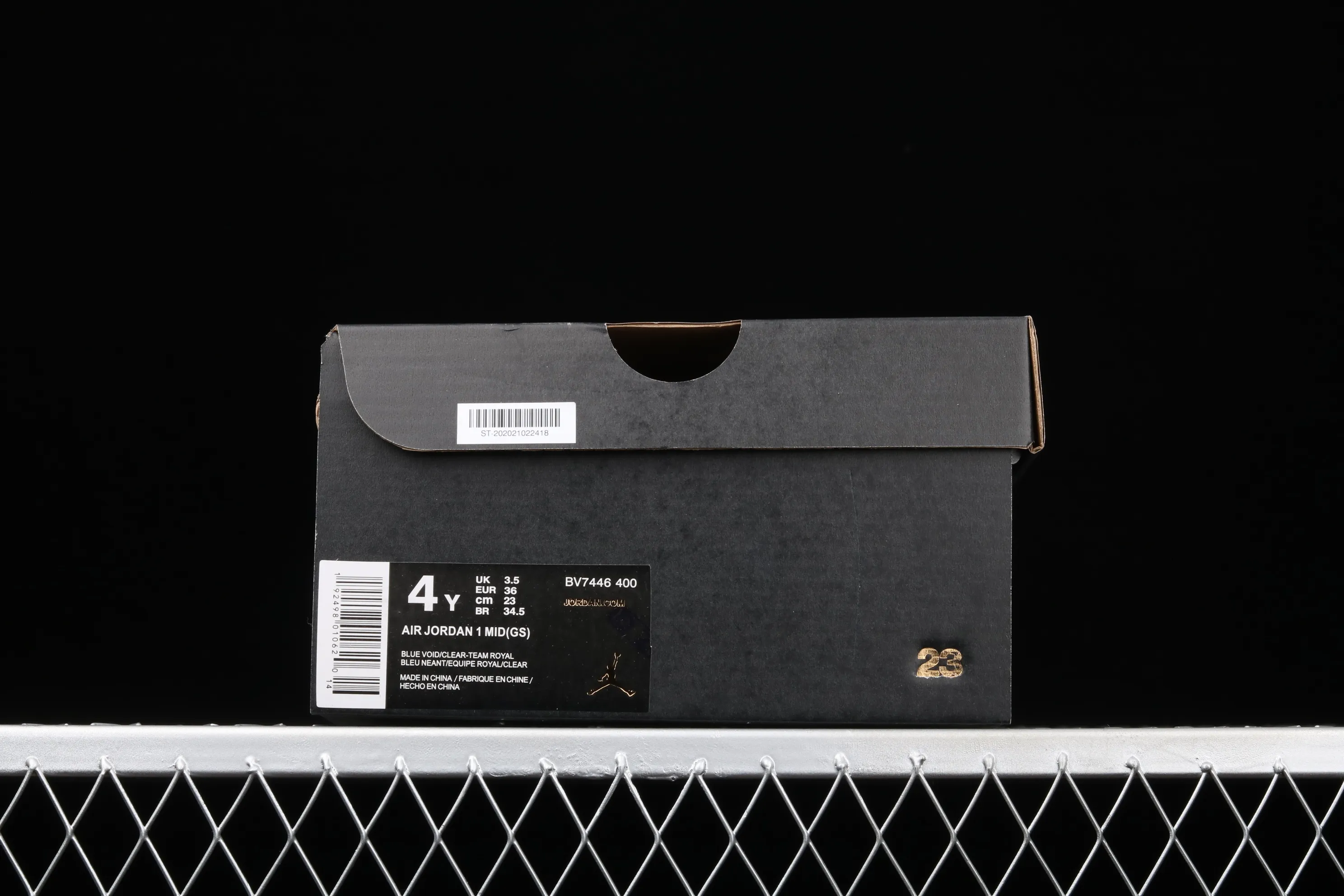 All categories Air Jordan Jordan series basketball shoes Air Jordan 1 Mid Air Jordan 1 Mid GS "FLY Blue" AJ1 Joe 1 Zhongbang "Ice Blue Mandarin Duck Oil Painting" BV7446-400